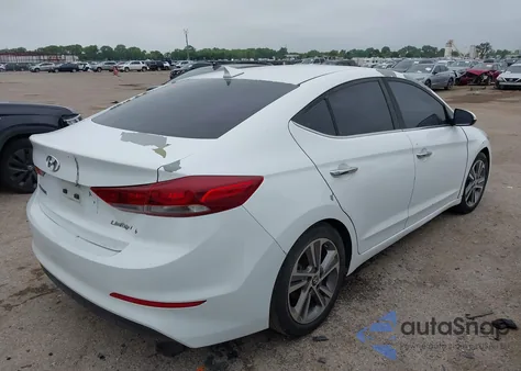 2017 Hyundai Elantra Limited из США, поврежденный, VIN 5NPD84LF5HH061084